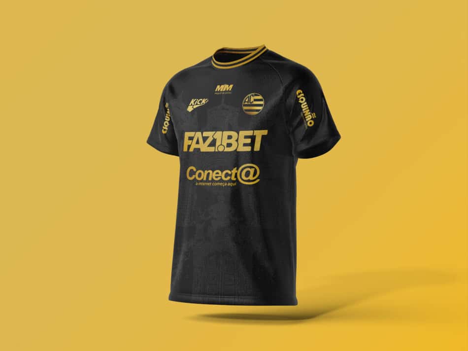 Um dos novos uniformes do Athletic, de São João del Rei (Foto: Divulgação)