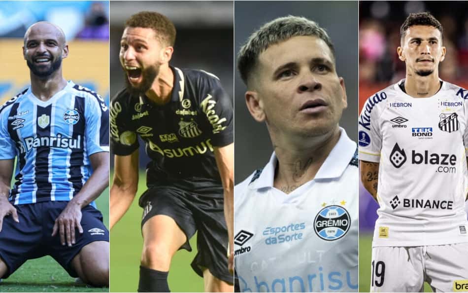 Grêmio x Santos: duelo tem cinco candidatos à 'lei do ex'