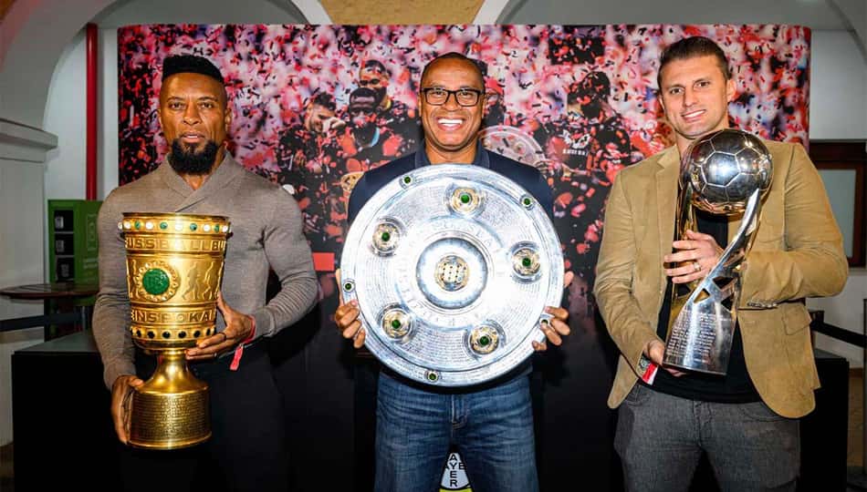Zé Roberto, Paulo Sérgio e Henrique (Divulgação: Bayer 04 Leverkusen Brasil)