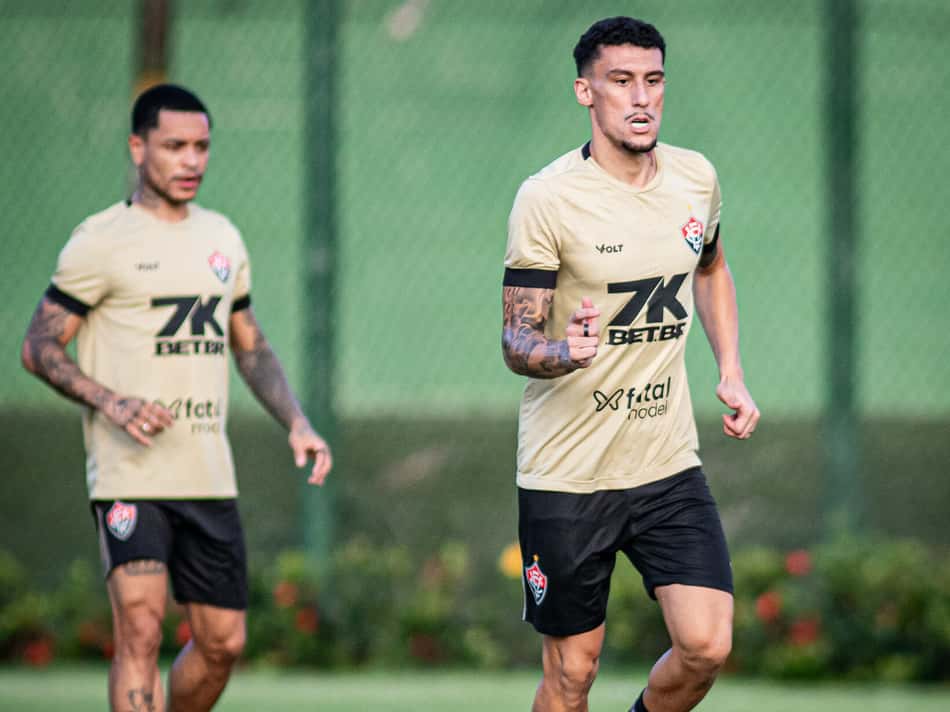 Baralhas em treino do Vitória Foto: Victor Ferreira / EC Vitória