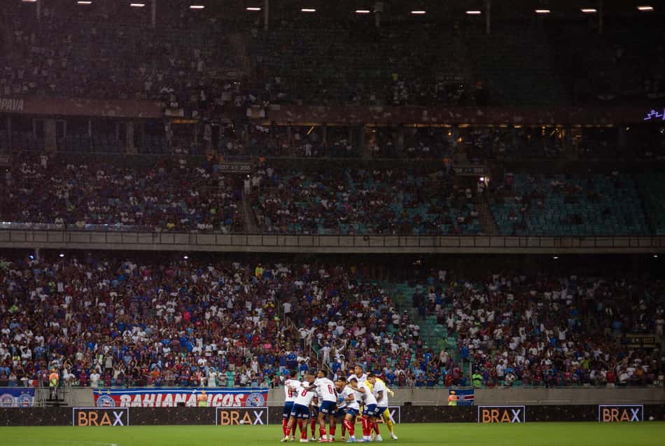 Arena Fonte Nova antes da bola rolar para Bahia e Botafogo  Foto: Letícia Martins / EC Bahia