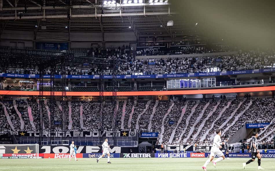 Santos x Ceará no Allianz Parque (Raul Baretta/ Santos FC)