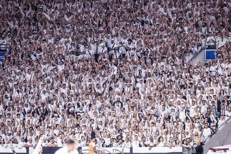 Torcida do Santos bate recorde pela terceira vez seguida jogando na capital paulista. (Foto: Raul Baretta/ Santos FC)