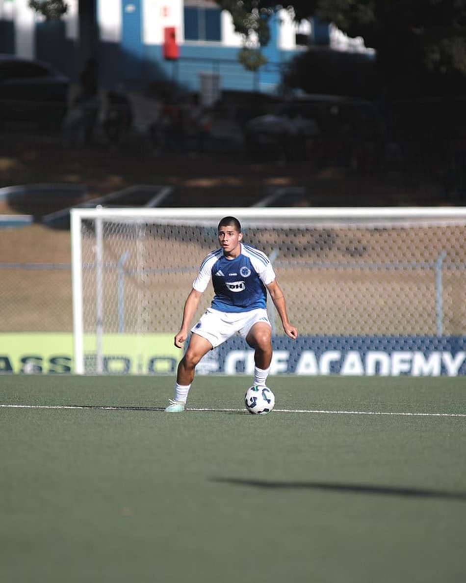 Meia Baptistella, do Cruzeiro (Foto: Gustavo Martins/Cruzeiro)
