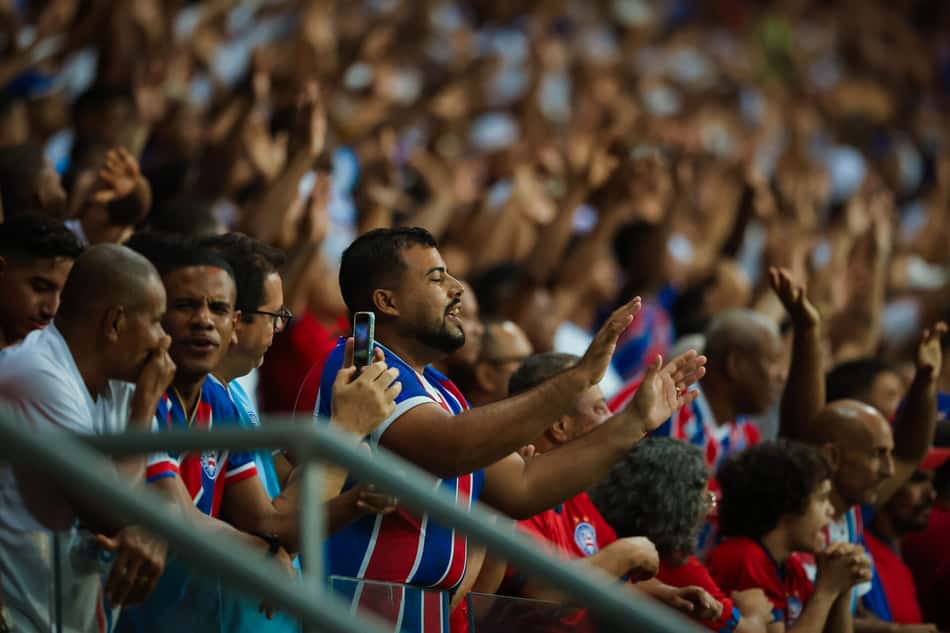 Torcida do Bahia comemora classificação para as oitavas da Copa do Brasil Foto: Letícia Martins / EC Bahia