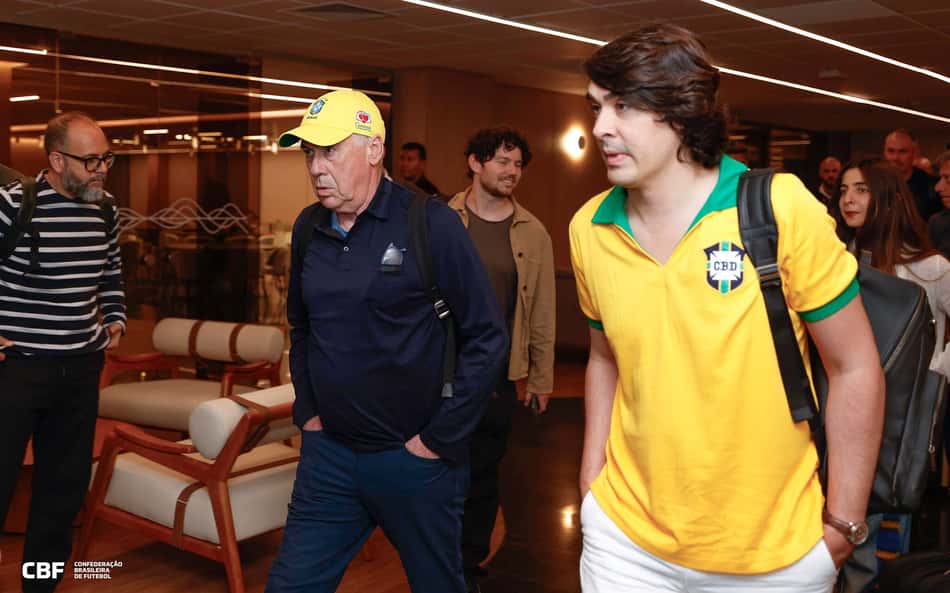 Carlo Ancelotti e Diego Fernandes - Seleção Brasileira