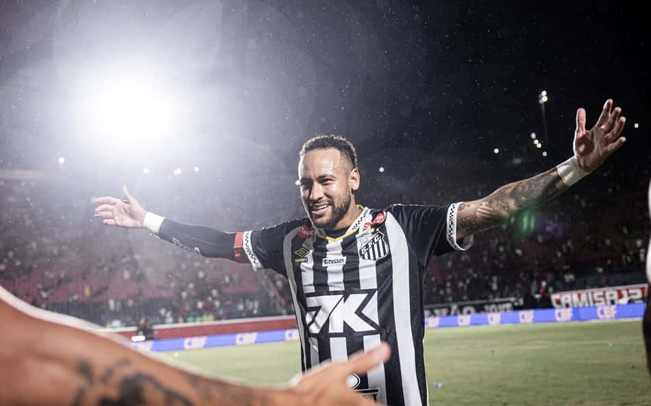Santos de Neymar fechou acordos recentes (Foto: Raul Baretta/ Santos FC)