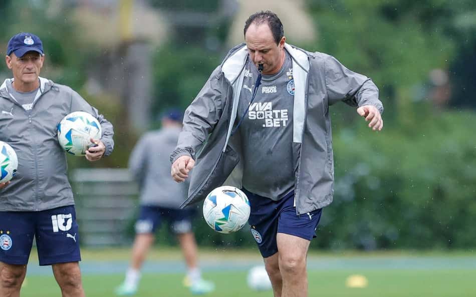 Veja provável escalação do Bahia para enfrentar o Inter após último treino