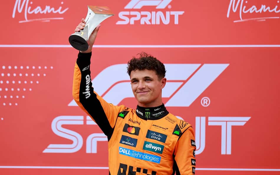 Lando Norris vence corrida sprint do GP de Miami; Bortoleto é 15º