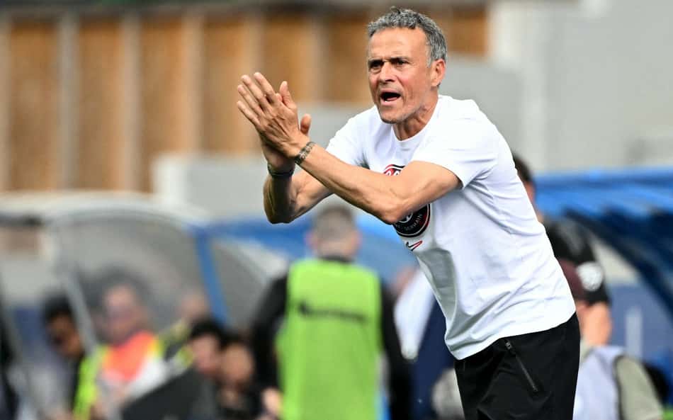 Luis Enrique quebra recorde em jogo do PSG no Campeonato Francês