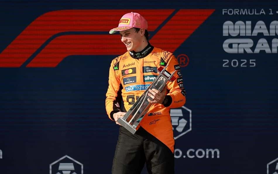 F1: Piastri atinge marca histórica na McLaren após vitória em Miami