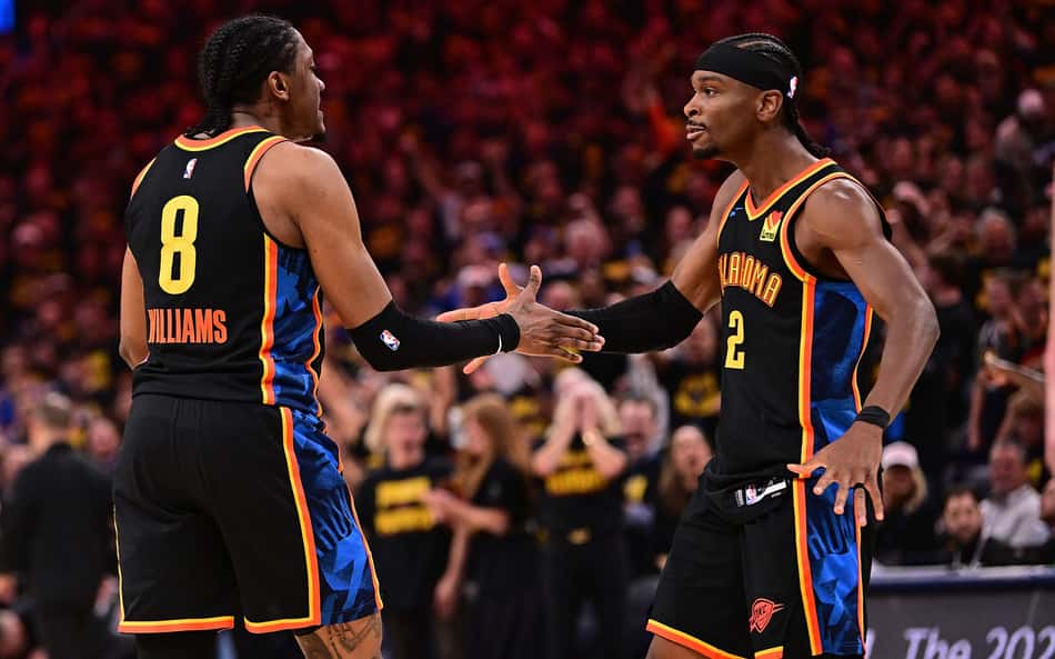 NBA: Shai brilha, Thunder atropela Nuggets e empata série nos Playoffs