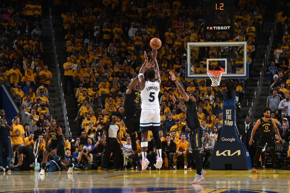 2025 NBA Playoffs - Minnesota Timberwolves v Golden State Warriors - Game Four