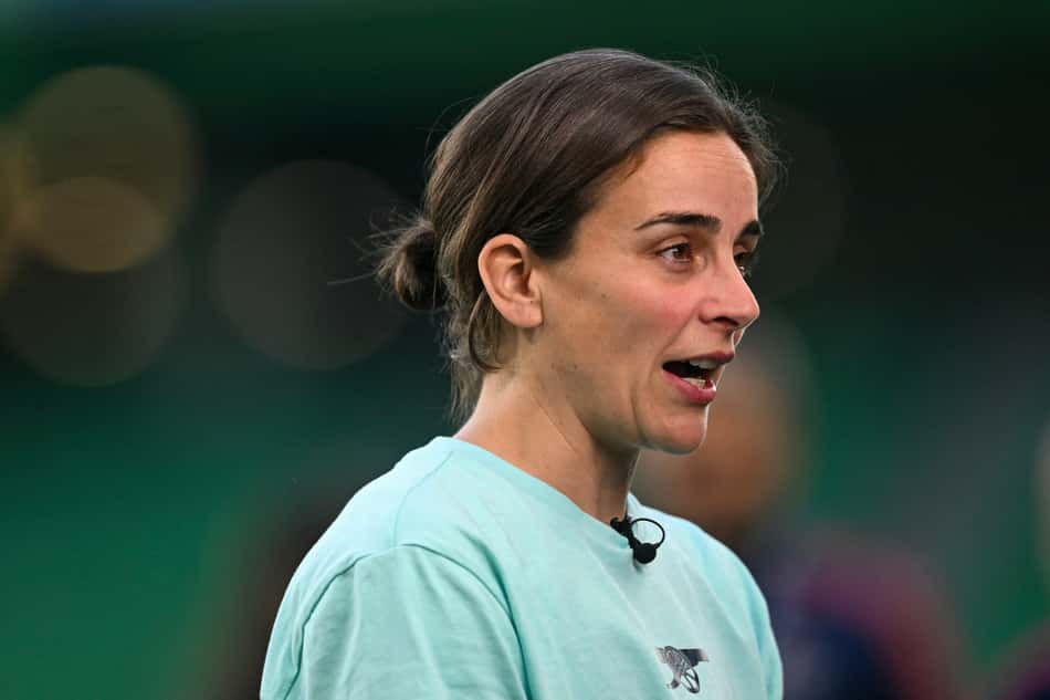 Renée Slegers foi campeã da Champions League Feminina com o Arsenal frente ao Barcelona (Foto: Patricia de Melo Moreira/AFP)