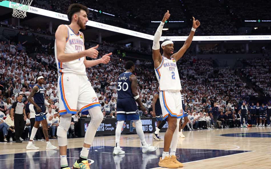Thunder administra vantagem e vence Timberwolves nos Playoffs da NBA