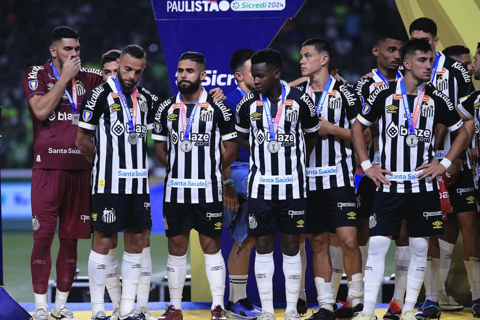 Santos será mandante pela primeira vez no Allianz Parque; Peixe já enfrentou o Palmeiras em 15 partidas no estádio. (Foto: Ettore Chiereguini/AGIF)