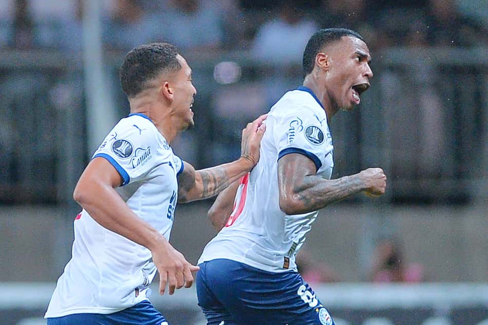 Jean Lucas comemora gol contra o Inter pela Libertadores Foto: Walmir Cirne/AGIF