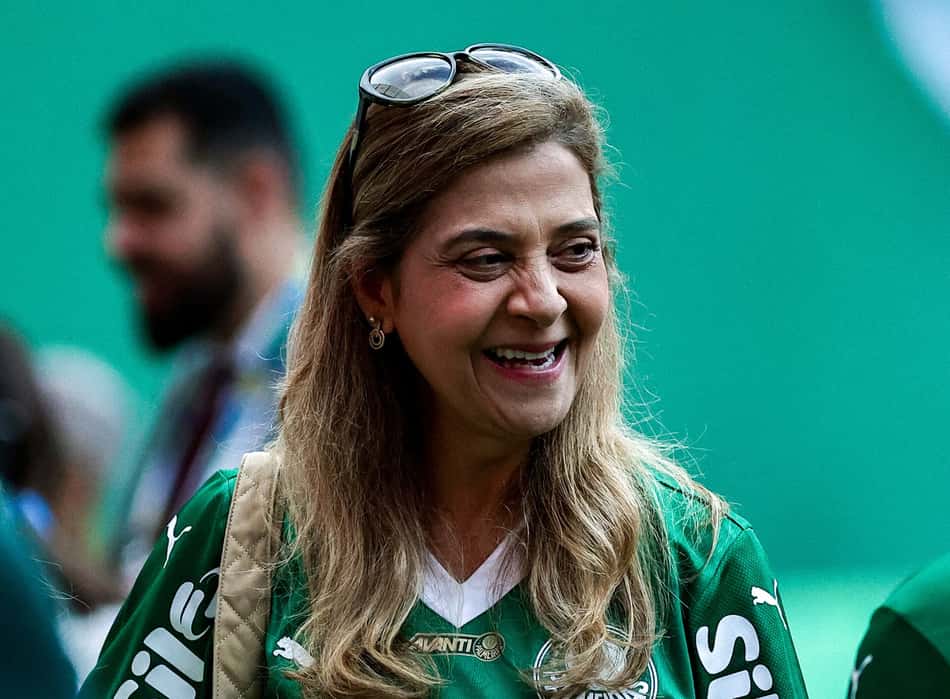 Leila Pereira, presidente do Palmeiras (Foto: Fabio Giannelli/AGIF)