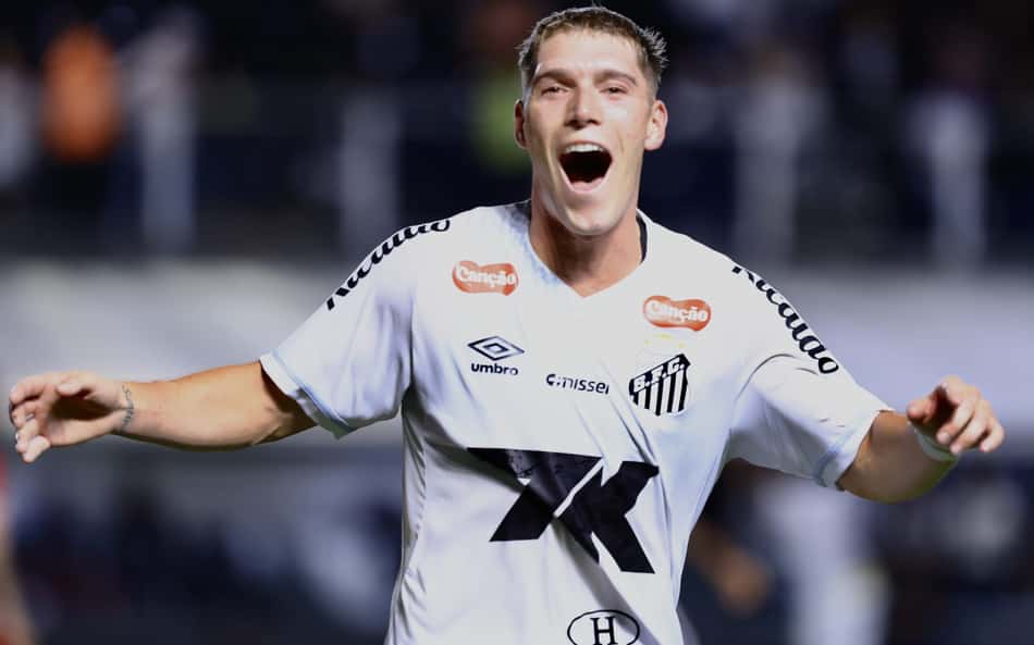 Rollheiser primeiro gol no Santos