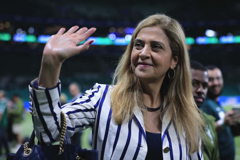 Leila Pereira, presidente do Palmeiras