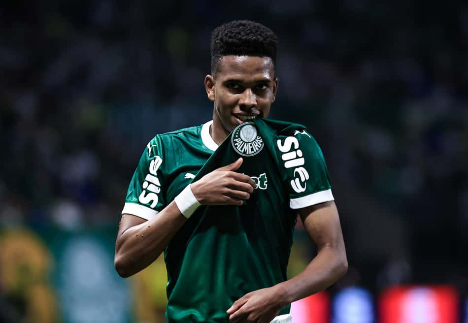 Estêvão, atacante do Palmeiras