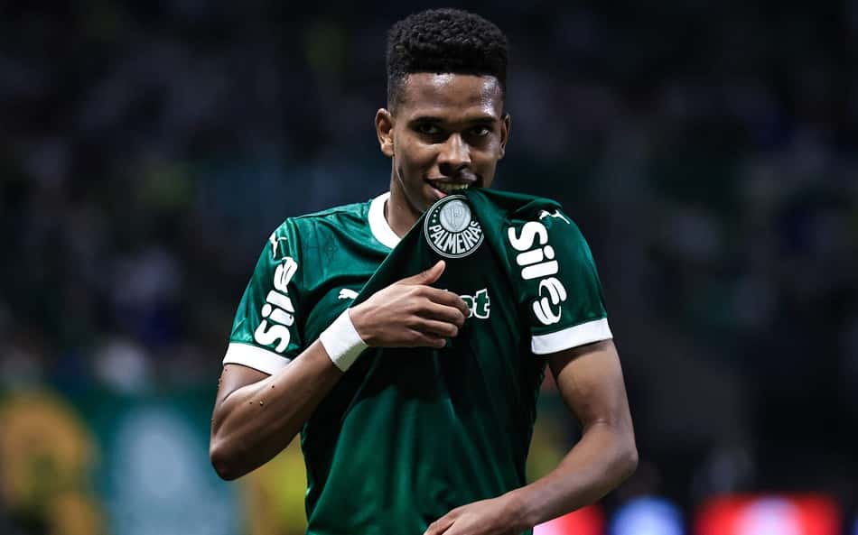 Estêvão, atacante do Palmeiras