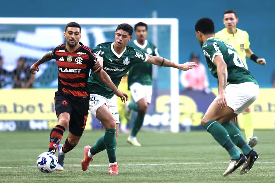 Quem são os artilheiros de Flamengo e Palmeiras em 2025?