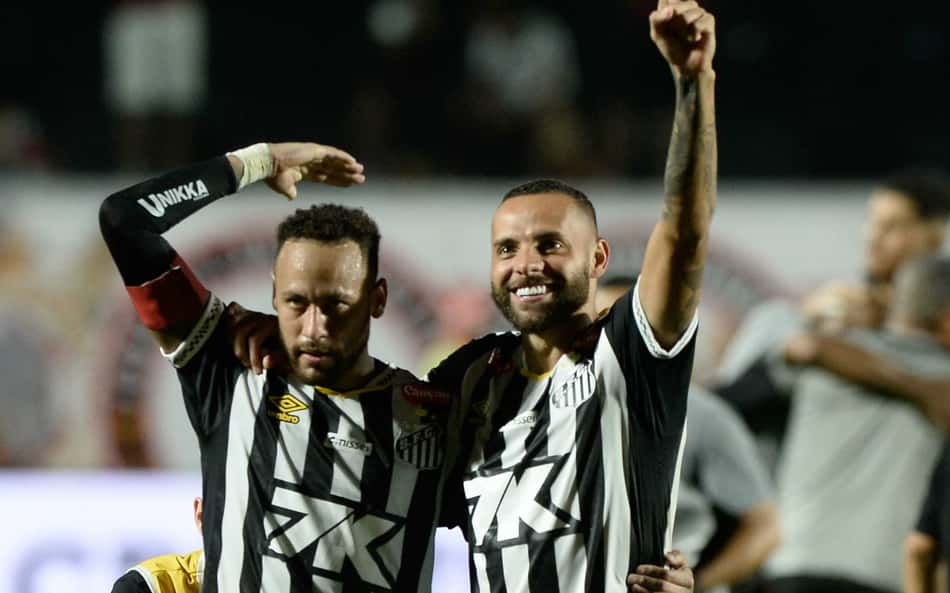 Guilherme e Neymar - Santos
