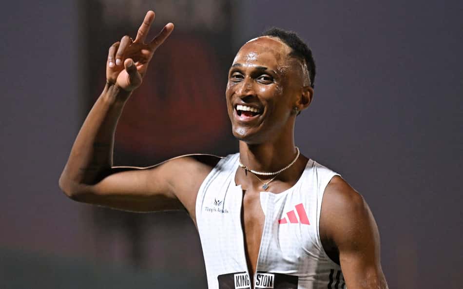 Alison 'Piu' dos Santos conquista novo ouro no Grand Slam Track de Miami