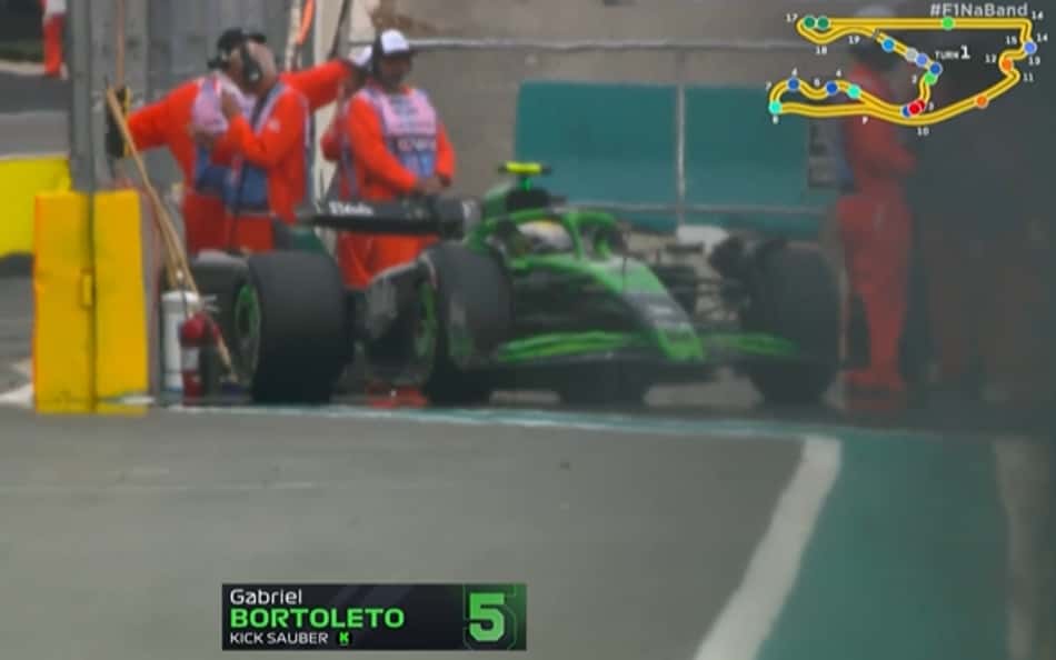 Gabriel Bortoleto abandona GP de Miami; piloto reclama de motor Ferrari