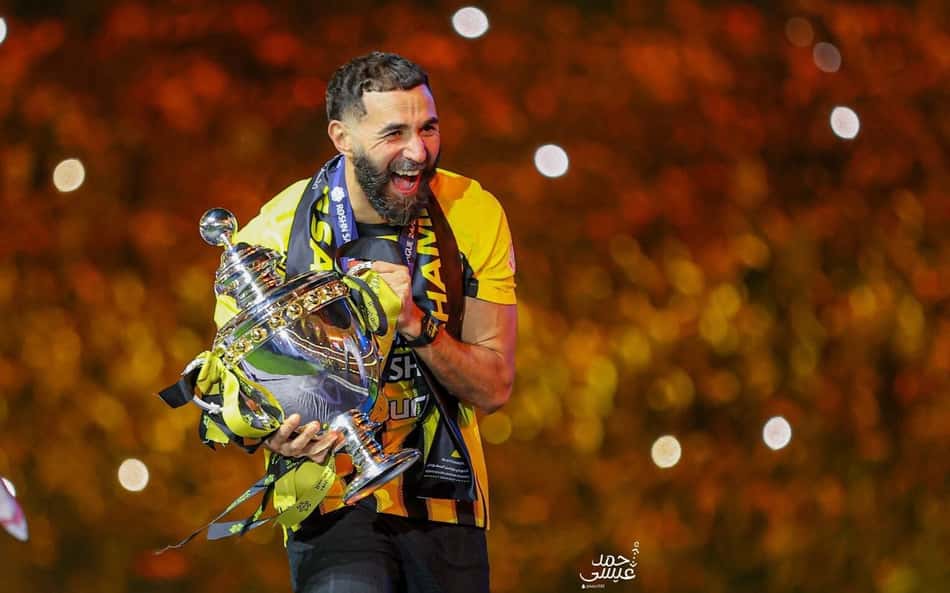 Benzema marca dois e faz história na final da Copa da Arábia Saudita