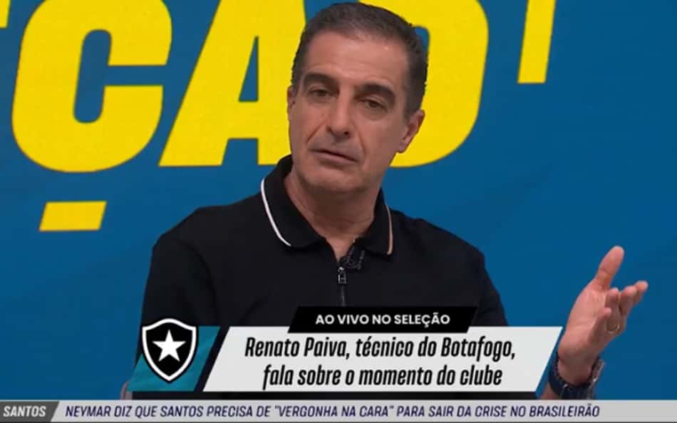 Renato Paiva no Seleção Sportv