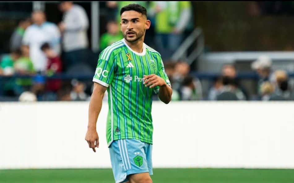 Cristian Roldán em jogo do Seattle Sounders (Foto: Reproduçaõ/Instagram)