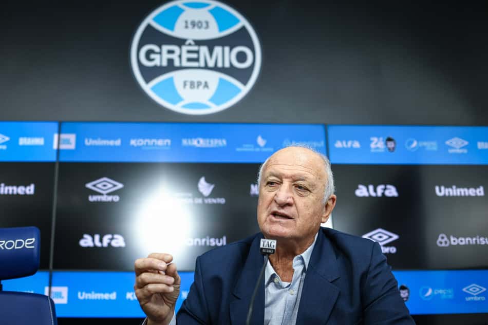 Felipão é Coordenador Técnico do Grêmio. (Foto: Lucas Uebel/Grêmio FBPA)