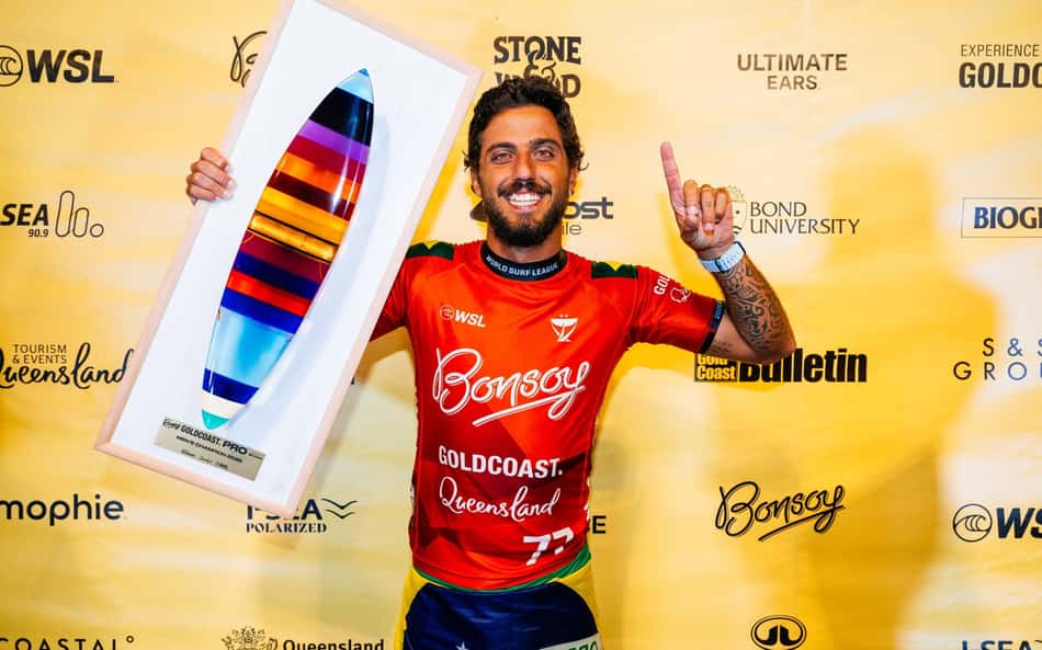 WSL: Filipe Toledo se prepara para etapa em Margaret River e diz: 'Fiz tudo diferente'