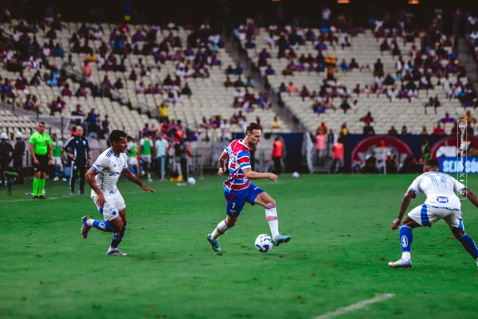 Partida entre Fortaleza e Cruzeiro, pelo Brasileirão (Foto: Matheus Amorim/Fortaleza EC)