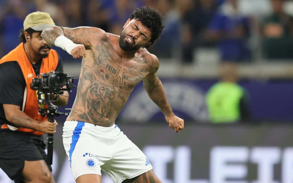 As reações de Gabigol após marcar sobre Flamengo: recado para cartola, desabafo e homenagem