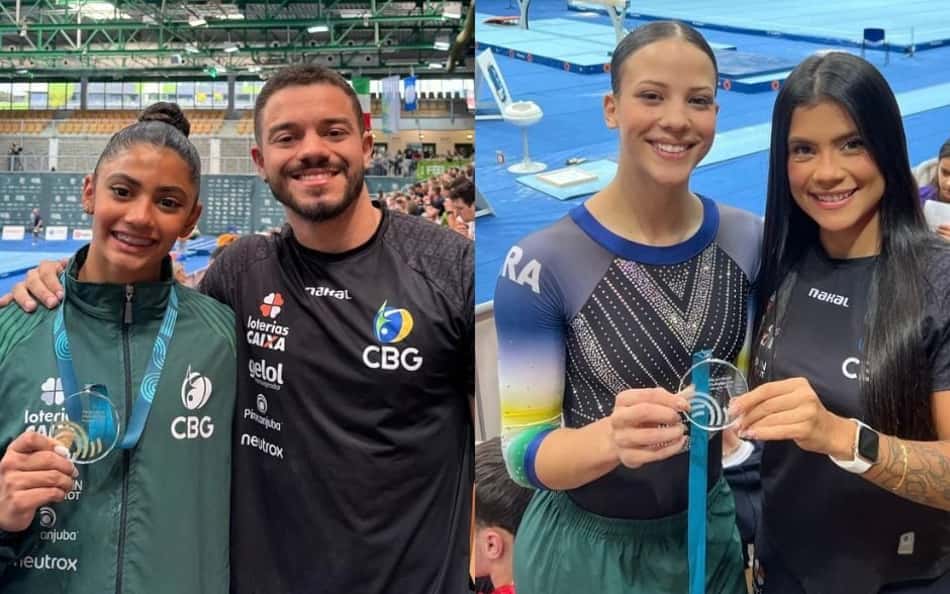 Copa do Mundo de Ginástica tem Brasil em dose dupla no pódio
