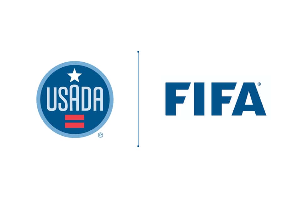 Logo Agência Anti-Doping dos Estados Unidos e Fifa