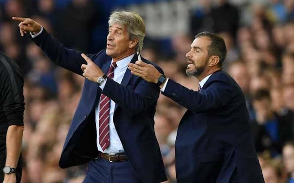 Enzo Maresca e Pellegrini nos tempos de West Ham (Foto: Reprodução/X)