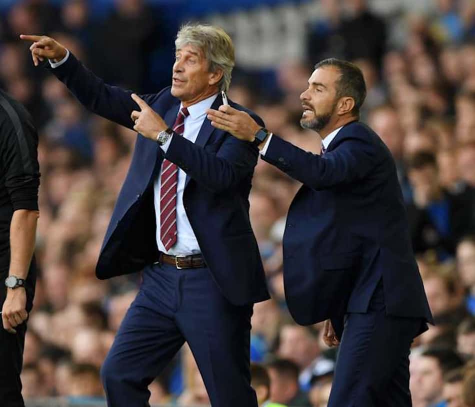 Enzo Maresca e Pellegrini nos tempos de West Ham (Foto: Reprodução/X)