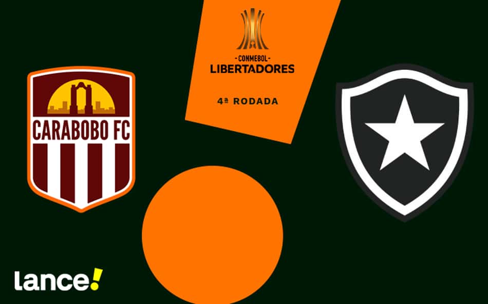 Carabobo x Botafogo: onde assistir, horário e escalações do jogo pela Libertadores