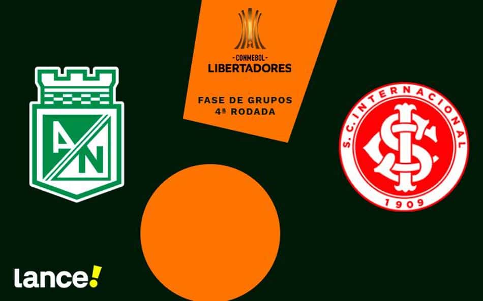 Atlético Nacional x Internacional: onde assistir, horário e prováveis escalações do jogo pela Libertadores