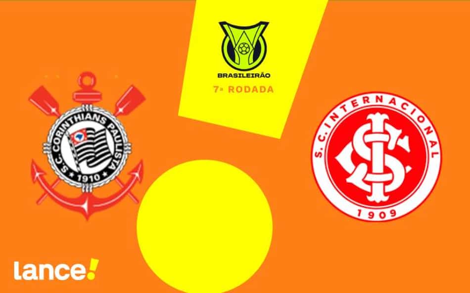 Corinthians e Internacional se enfrentam pelo Campeonato Brasileiro (Foto: Arte/Lance!)