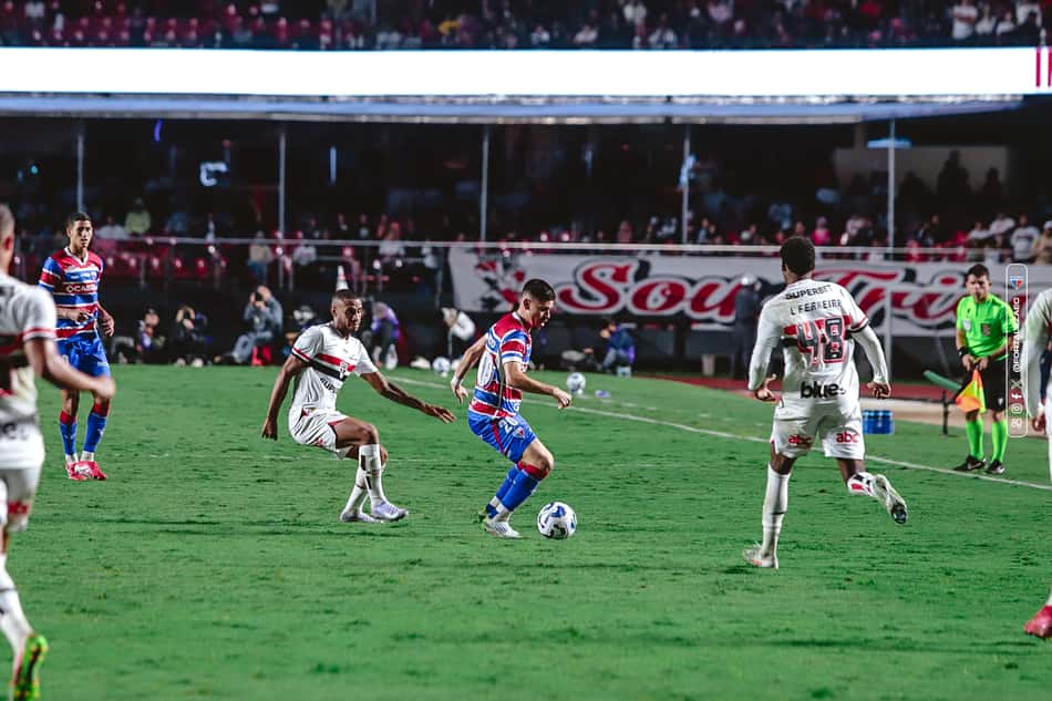 Partida entre São Paulo e Fortaleza, pelo Brasileirão 2025 (Foto: Matheus Amorim/Fortaleza EC)