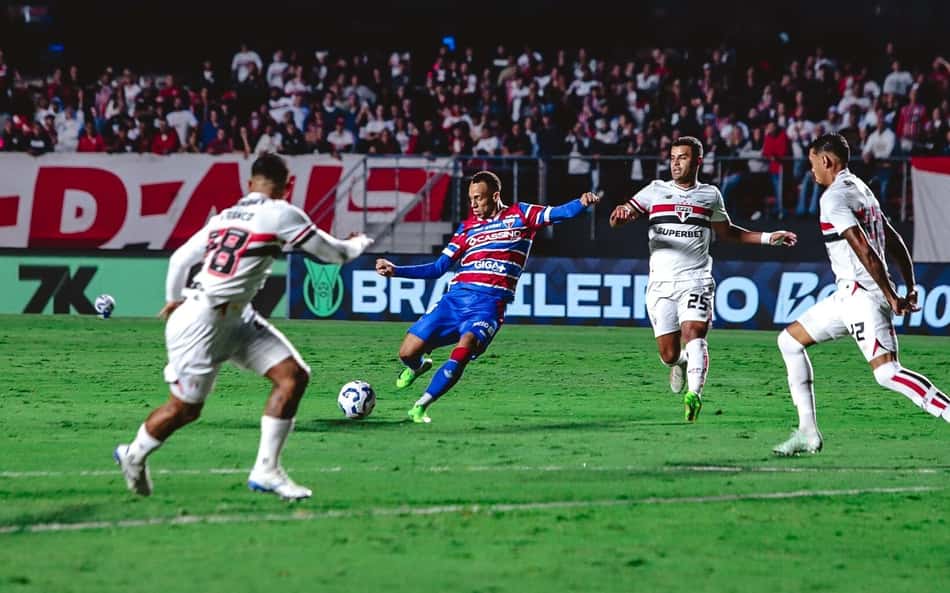 Partida entre São Paulo e Fortaleza, pelo Brasileirão 2025 (Foto: Matheus Amorim/Fortaleza EC)