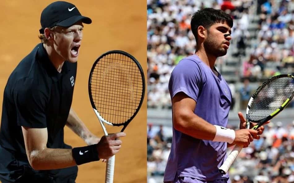 Sinner x Alcaraz do ATP de Roma: veja onde assistir à final do Masters 1000