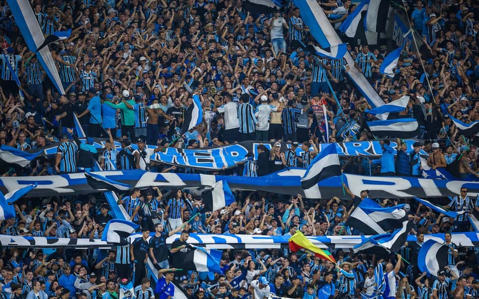Torcida do Grêmio no clássico Gre-Nal 447. (Foto: Lucas Uebel/Grêmio FBPA)