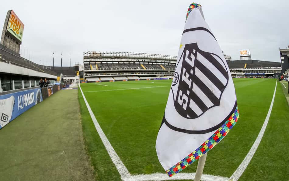 Vila Belmiro antes de Santos x Mirassol (Foto: Marco Miatelo/AGIF)