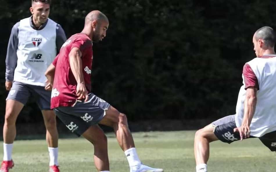 Recuperado, Lucas Moura celebra retorno ao São Paulo e projeta volta contra o Fortaleza